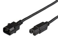 ET-PE011403 | MicroConnect 3m - C14 - C15 3m C14-Koppler...