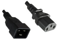 ET-PE030605 | PowerCord C13-C20 0.5M Black | PE030605 |...