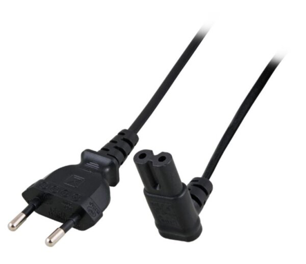 ET-PE030718A | Power Cord Notebook 2m Black | PE030718A | Externe Stromkabel