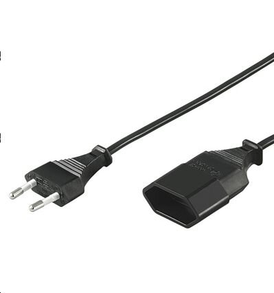 ET-PE030818 | MicroConnect PE030818 1.8m Schwarz Verlängerungskabel | PE030818 | Zubehör