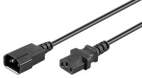 ET-PE040605 | Power Cord C13-C14 0.5m Black | PE040605 |...