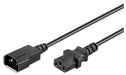 ET-PE040670 | MicroConnect PE040670 1AC outlet(s) 7m Schwarz Verlängerungskabel | PE040670 | Zubehör