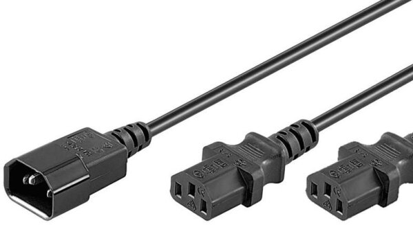 ET-PE061306 | MicroConnect 2 x C13/C14 - 0.6 m | PE061306 | Zubehör