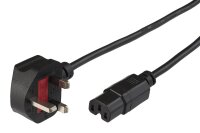 ET-PE090420C15 | Power Cord UK -  C15 2m Black |...