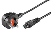 ET-PE090805 | Power Cord UK - C5 0,5m Black | PE090805 |...