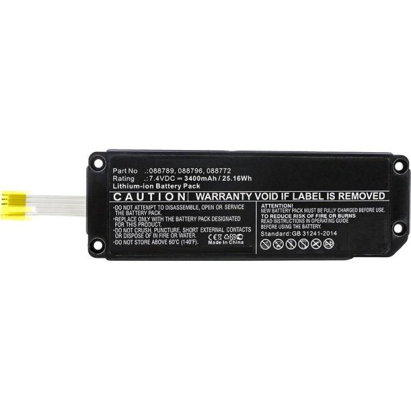 ET-MBXSPKR-BA015 | CoreParts Battery for Bose Speaker 25.16Wh Li-ion 7.4V 3400mAh - Batterie - 3.400 mAh | MBXSPKR-BA015 | Zubehör
