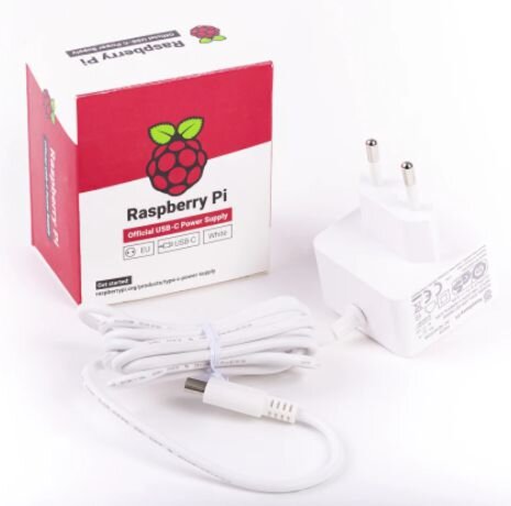 Raspberry Pi Pi Netzteil Original für PI4 USB C 5.1V 3A weiss - PC-/Server Netzteil