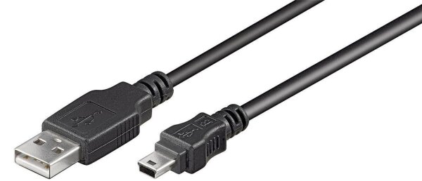 ET-USBAMB53 | MicroConnect 3m USB A - mini B m/m 3m USB A Mini-USB B Schwarz USB Kabel | USBAMB53 | Zubehör