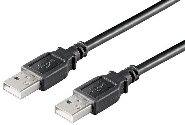 ET-USBAA3B | MicroConnect USB2.0 - M/M - 3m 3m USB A USB A Schwarz | USBAA3B | Zubehör