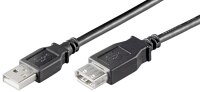 ET-USBAAF3B | MicroConnect USB2.0 - M/F - 3m 3m USB A USB...