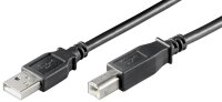 ET-USBAB01B | USB2.0 A-B M-M 0,1m BLACK | USBAB01B | USB...