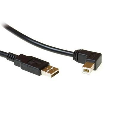 ET-USBAB2ANGLED2 | MicroConnect USB A/USB B - 2 m | USBAB2ANGLED2 | Zubehör