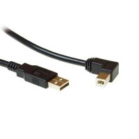 ET-USBAB2ANGLED2 | MicroConnect USB A/USB B - 2 m |...