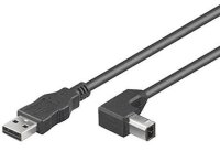 ET-USBAB3ANGLED | MicroConnect 3m USB2.0 A-B 3m USB A USB...