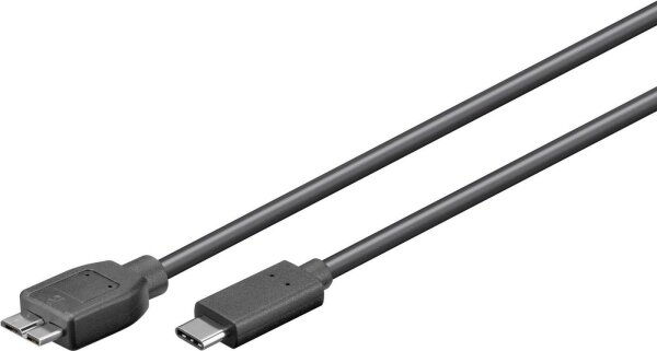 ET-USB3.1CAMIB3.06 | MicroConnect USB3.1CAMIB3.06 0.6m USB C Micro-USB B Männlich Männlich Schwarz USB Kabel | USB3.1CAMIB3.06 | Zubehör