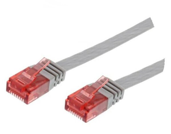 ET-V-UTP60025-FLAT | MicroConnect V-UTP60025-FLAT 0.25m Cat6 U/UTP (UTP) Grau Netzwerkkabel | V-UTP60025-FLAT | Zubehör