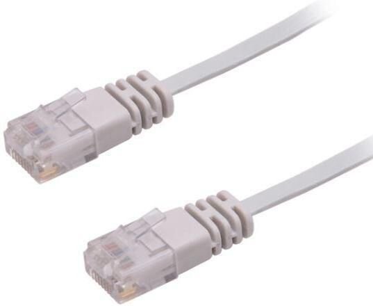 ET-V-UTP601-FLAT | MicroConnect V-UTP601-FLAT 1m Cat6 U/UTP (UTP) Grau Netzwerkkabel | V-UTP601-FLAT | Zubehör