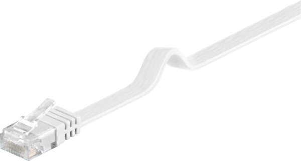 ET-V-UTP6015W-FLAT | MicroConnect V-UTP6015W-FLAT 1.5m Cat6 U/UTP (UTP) Weiß Netzwerkkabel | V-UTP6015W-FLAT | Zubehör