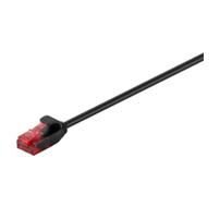 ET-V-UTP6075S-SLIM | MicroConnect V-UTP6075S-SLIM 7.5m Cat6 U/UTP (UTP) Schwarz Netzwerkkabel | V-UTP6075S-SLIM | Zubehör