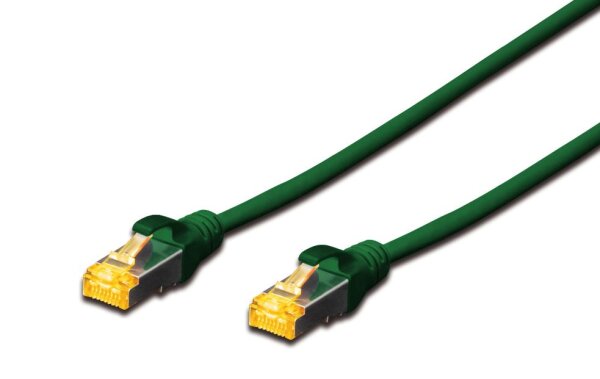 ET-SFTP6A005GBOOTED | MicroConnect SFTP6A005GBOOTED 0.5m Cat6a S/FTP (S-STP) Grün Netzwerkkabel | SFTP6A005GBOOTED | Zubehör