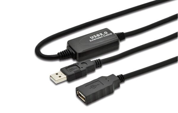 ET-USB2.0AAF05A | MicroConnect USB2.0AAF05A 0.5m USB A USB A Schwarz USB Kabel | USB2.0AAF05A | Zubehör