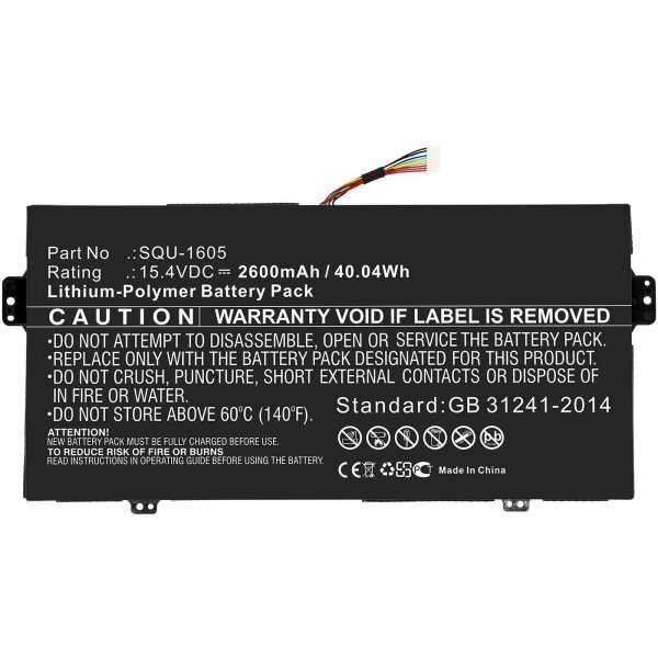 ET-W125993313 | CoreParts Laptop Battery for Acer 40.04Wh Li-ion 15.4V 2600mAh | MBXAC-BA0097 | PC Systeme