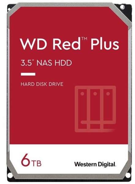 ET-W126103703 | WD Red Plus NAS Hard Drive | WD60EFRX-68L0BN1-RFB | Festplatten