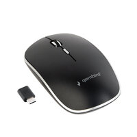 P-MUSW-4BSC-01 | Gembird MUSW-4BSC-01 mouse Ambidextrous RF Wireless+USB Type-C Optical 1600 - Maus - 1.600 dpi | MUSW-4BSC-01 |PC Komponenten