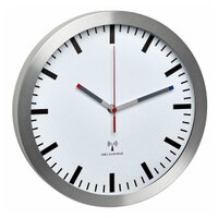I-60.3528.02 | TFA 60.3528.02 Funk Wanduhr 300 mm x 45 Aluminium Schleichendes Uhrwerk | 60.3528.02 |Elektro & Installation