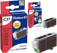 P-4105615 | Pelikan C36/C37 - Tinte auf Pigmentbasis - Schwarz - Multi pack - Canon PIXMA iP3600 - iP4600 - iP4700 - MP540 - MP550 - MP560 - MP620 - MP630 - MP640 - MP980 - MP990 - MX860,... - 2 Stück(e) - Tintenstrahldrucker | 4105615 | Verbrauchsmateria