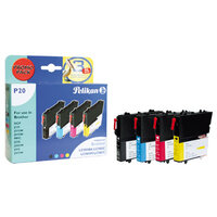 P-4106902 | Pelikan 4106902 - Tinte auf Pigmentbasis - Schwarz - Cyan - Magenta - Gelb - Multi pack - Brother DCP-J125 - J140W - J315W - J515W - MFC-J220 - J265W - J410 - J415W - 4 Stück(e) | 4106902 |Verbrauchsmaterial