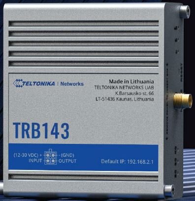 L-TRB14300B000 | Teltonika · Gateway · TRB143 · LTE CAT4 M-BUS | TRB14300B000 | Netzwerktechnik