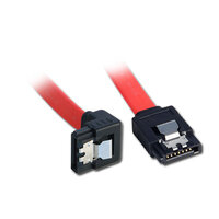 P-33456 | Lindy Internes SATA Kabel mit abgewinkeltem Stecker Latch-T | 33456 |PC Komponenten