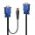 P-32187 | Lindy Kombiniertes KVM- und USB-Kabel 3m | 32187 |Zubehör