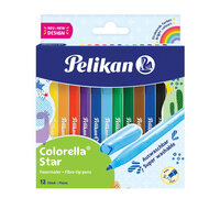 P-822305 | Pelikan Fasermaler Colorella Star C302 12 ST sort. FS | 822305 |Büroartikel