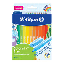 P-822336 | Pelikan Fasermaler Colorella Star C302 30 ST sort. FS | 822336 |Büroartikel