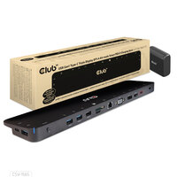P-CSV-1565 | Club 3D USB Gen1 Type-C Triple Display DP1.4 Alt mode Smart PD3.0 Charging Dock with 100 - Digital/Daten | CSV-1565 |PC Systeme