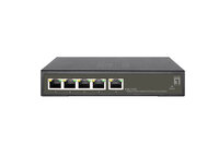 P-GES-2105P | LevelOne Switch 5x GE GES-2105P 60W 4xPoE+...