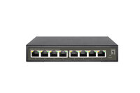P-GES-2108P | LevelOne Switch 8x GE GES-2108P 112W 8xPoE+...