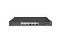 P-GES-2126 | LevelOne Switch 24x GE GES-2126 2xGSFP 19 -...