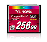 I-TS256GCF800 | Transcend 256GB 800x CF - 256 GB - Kompaktflash - 120 MB/s - 60 MB/s - Schwarz | TS256GCF800 |Verbrauchsmaterial