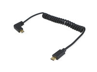 P-128889 | Equip USB Kabel 2.0 C -> wink. St/St 1.00m 90Grad sw - Kabel - Digital/Daten | 128889 |Zubehör