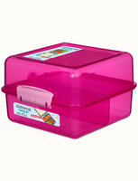 P-31735 | Sistema Plastics Lunchbox Lunch Cube 1.4 l farbig sortiert | 31735 |Sonstiges