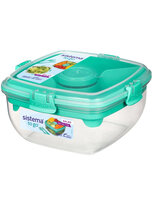 P-21356 | Sistema Plastics Lunchbox Salad TO GO 1.1 l mint | 21356 |Elektro & Installation
