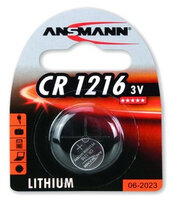 I-1516-0007 | Ansmann 3V Lithium CR1216 - Einwegbatterie - CR1216 - Lithium - 3 V - 1 Stück(e) - Silber | 1516-0007 |Zubehör
