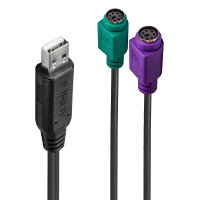 P-42651 | Lindy 42651 - USB A 1.1 - 2 x Mini-DIN 6 Pin -...