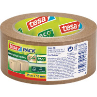 P-56000-00000-00 | Tesa Packband braun 50mmx25m ECO Ultra strong Kraftpapier | 56000-00000-00 |Büroartikel