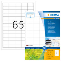 P-10725 | HERMA Etikett-ILK 38.1x21.2mm weiß matt Recycling Packung 5200 Etiketten | 10725 |Verbrauchsmaterial