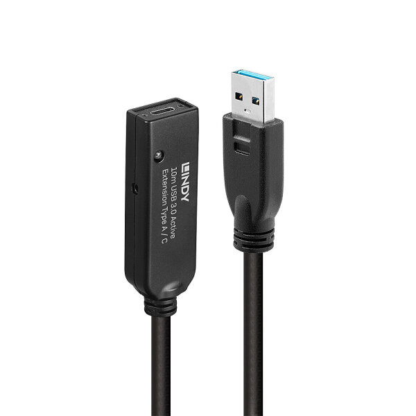 P-43376 | Lindy 10m USB 3.0 Aktivverlängerung Typ A an C | 43376 |Zubehör