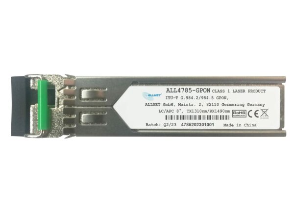 ALLNET ISP Bridge Modem GPON in Mini-GBIC SFP FormALL4785-GPON - Bridge - Switch